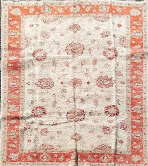 309 x 201 cm Red & Yellow Ziegler handmade rug - Rugoutlet