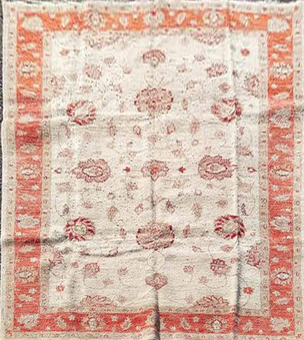 309 x 201 cm Red & Yellow Ziegler handmade rug - Rugoutlet