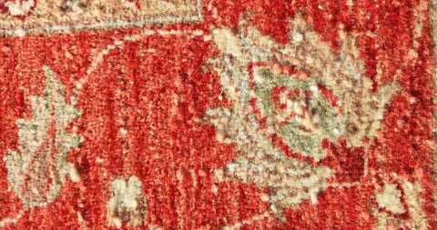 309 x 201 cm Red & Yellow Ziegler handmade rug - Rugoutlet