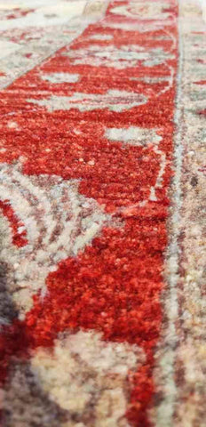 309 x 201 cm Red & Yellow Ziegler handmade rug - Rugoutlet
