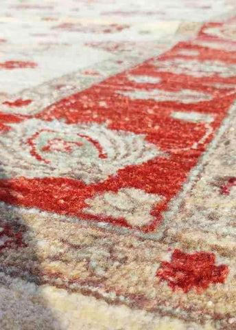 309 x 201 cm Red & Yellow Ziegler handmade rug - Rugoutlet