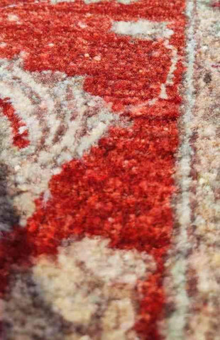 309 x 201 cm Red & Yellow Ziegler handmade rug - Rugoutlet