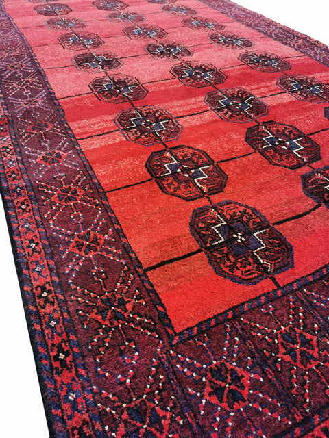 310 x 168 cm Afghan Tribal Red Large Rug - Rugoutlet