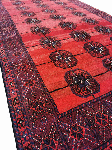 310 x 168 cm Afghan Tribal Red Large Rug - Rugoutlet