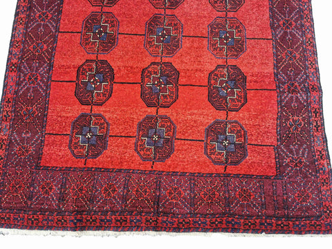 310 x 168 cm Afghan Tribal Red Large Rug - Rugoutlet