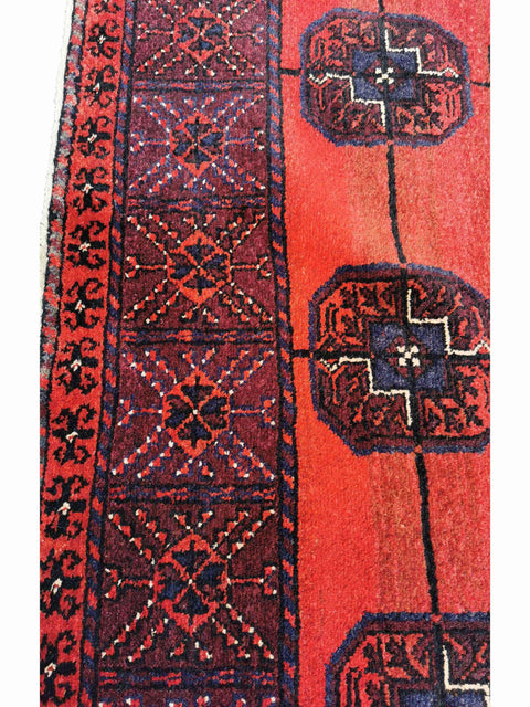 310 x 168 cm Afghan Tribal Red Large Rug - Rugoutlet