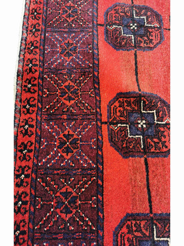 310 x 168 cm Afghan Tribal Red Large Rug - Rugoutlet