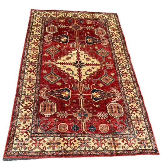 310 x 202 cm Fine Kazak Modern Red Large Rug - Rugmaster