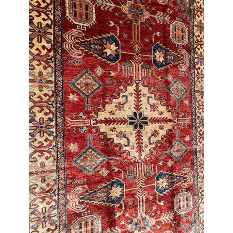 310 x 202 cm Fine Kazak Modern Red Large Rug - Rugmaster