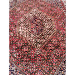 310 x 205 cm Persian Bijar Traditional Red Large Rug - Rugoutlet