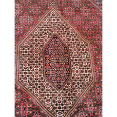 310 x 205 cm Persian Bijar Traditional Red Large Rug - Rugmaster