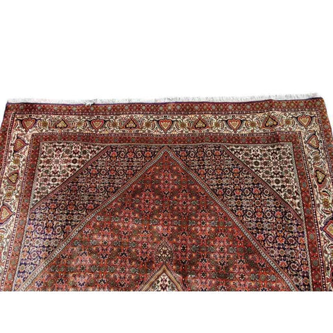 310 x 205 cm Persian Bijar Traditional Red Large Rug - Rugmaster