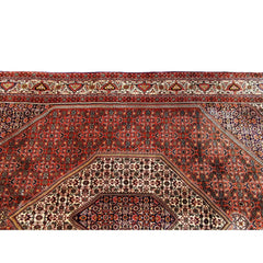 310 x 205 cm Persian Bijar Traditional Red Large Rug - Rugmaster