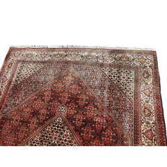 310 x 205 cm Persian Bijar Traditional Red Large Rug - Rugmaster