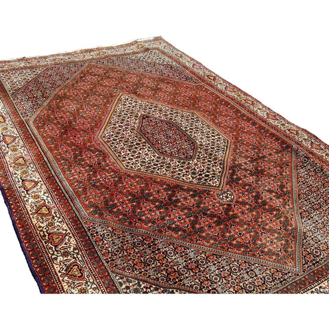 310 x 205 cm Persian Bijar Traditional Red Large Rug - Rugmaster
