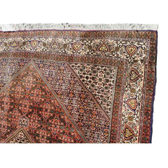 310 x 205 cm Persian Bijar Traditional Red Large Rug - Rugmaster