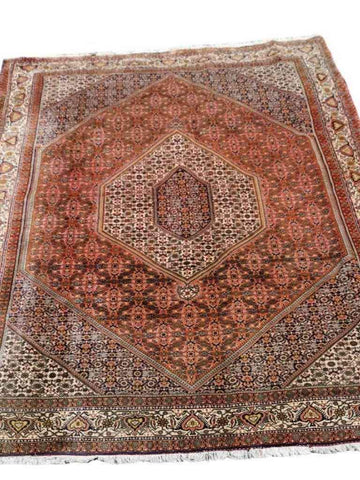 310 x 205 cm Persian Bijar Traditional Red Large Rug - Rugmaster