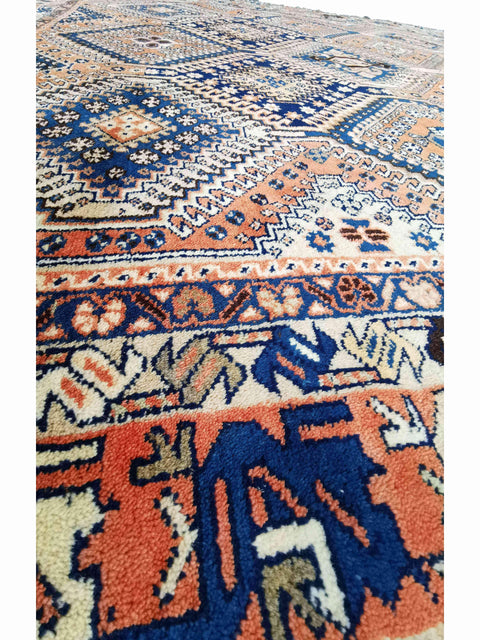 314 x 208 cm Yalameh Tribal Orange Large Rug - Rugmaster