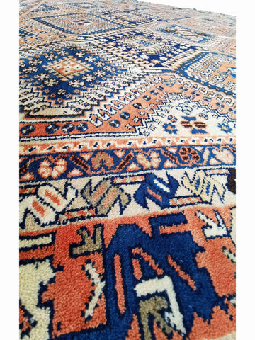 314 x 208 cm Yalameh Tribal Orange Large Rug - Rugmaster