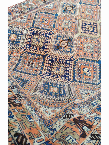 314 x 208 cm Yalameh Tribal Orange Large Rug - Rugmaster