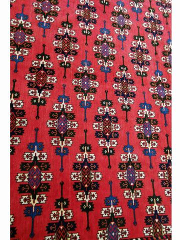 314 x 220 cm Afghan Bashir Tribal Red Large Rug - Rugoutlet