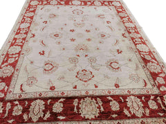 320 x 241 cm Traditional Handmade Traditional White Large Rug - Rugoutlet