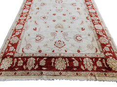 320 x 241 cm Traditional Handmade Traditional White Large Rug - Rugoutlet