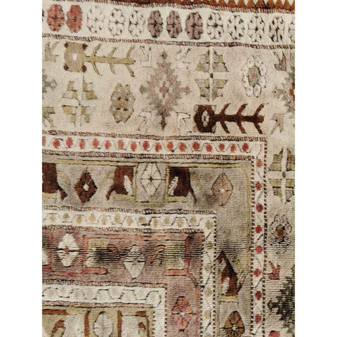 328 x 208 cm Old Turkish Milas Tribal Tribal Yellow Large Rug - Rugmaster