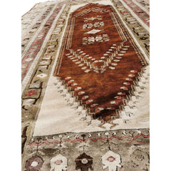 328 x 208 cm Old Turkish Milas Tribal Tribal Yellow Large Rug - Rugoutlet