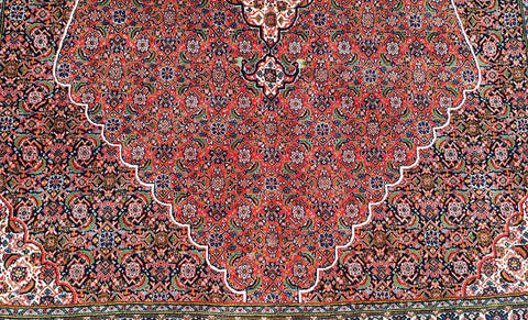 330 x 226 cm Fine Persian Bidjar Red Traditional Red Large Rug - Rugoutlet
