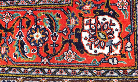 330 x 226 cm Fine Persian Bidjar Red Traditional Red Large Rug - Rugoutlet