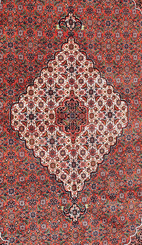 330 x 226 cm Fine Persian Bidjar Red Traditional Red Large Rug - Rugoutlet