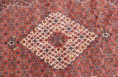 330 x 226 cm Fine Persian Bidjar Red Traditional Red Large Rug - Rugmaster