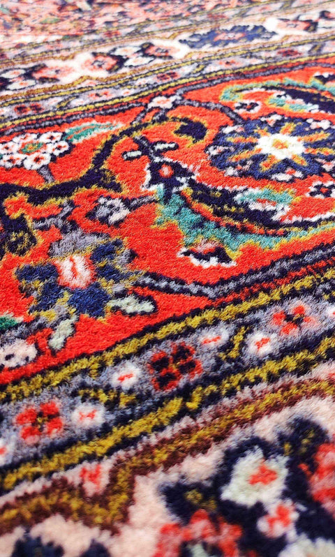 330 x 226 cm Fine Persian Bidjar Red Traditional Red Large Rug - Rugoutlet