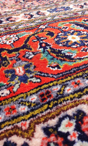 330 x 226 cm Fine Persian Bidjar Red Traditional Red Large Rug - Rugoutlet