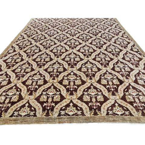 330 x 240 cm Ziegler Geometric Yellow Large Rug - Rugoutlet