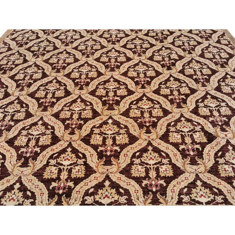 330 x 240 cm Ziegler Geometric Yellow Large Rug - Rugmaster