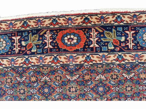 332 x 230 cm Fine Old Tabriz Traditional Red Large Rug - Rugmaster
