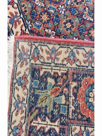 332 x 230 cm Fine Old Tabriz Traditional Red Large Rug - Rugoutlet