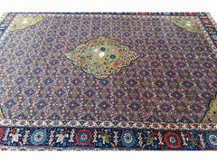 332 x 230 cm Fine Old Tabriz Traditional Red Large Rug - Rugoutlet