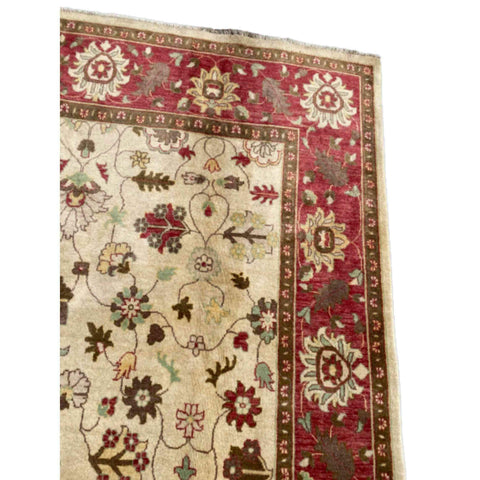 342 x 215 cm Ziegler Antique Beige Large Rug - Rugmaster