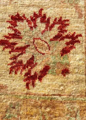 350 x 245 cm Red & Cream Ziegler Handmade rug - Rugoutlet