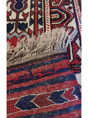 355 x 78 cm Afghan Mashwani Tribal Red Rug - Rugmaster