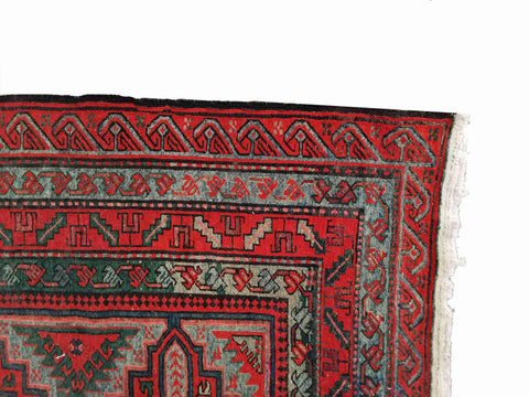 356 x 183 cm Sumak Tribal Red Large Rug - Rugoutlet
