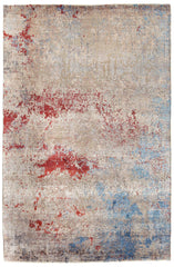 356x245 cm  Indian Wool/Viscose Multicolor Rug-740141