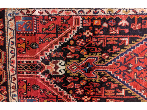 357 x 94 cm Persian Hamadan Traditional Brown Rug - Rugoutlet