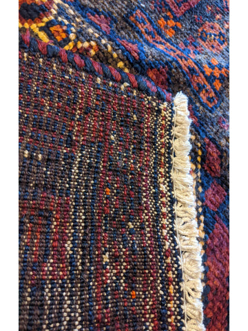 365 x 110 cm Afghan Tribal Red Rug - Rugoutlet