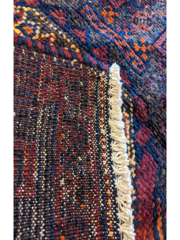365 x 110 cm Afghan Tribal Red Rug - Rugoutlet