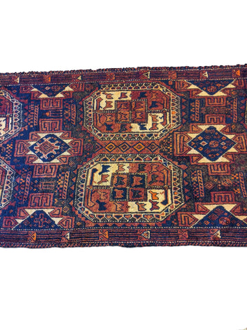 365 x 110 cm Afghan Tribal Red Rug - Rugoutlet