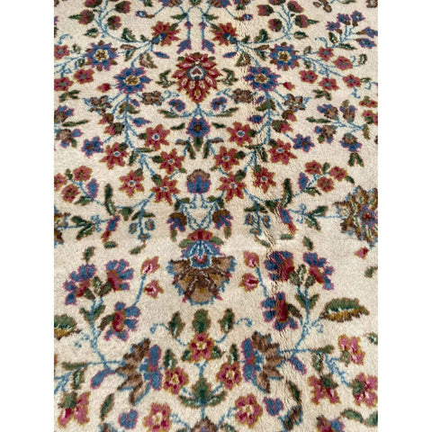 366 x 260 cm Persian Kerman Traditional Yellow Rug - Rugoutlet